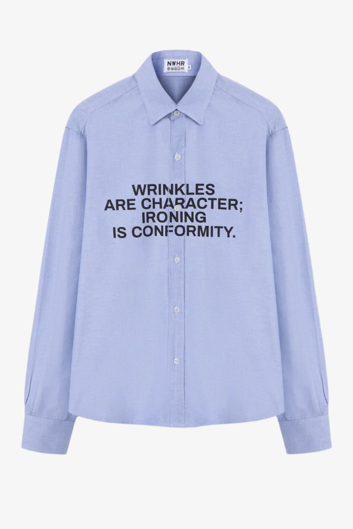 Wrinkles Oversize Shirt Made Of Organic Cotton