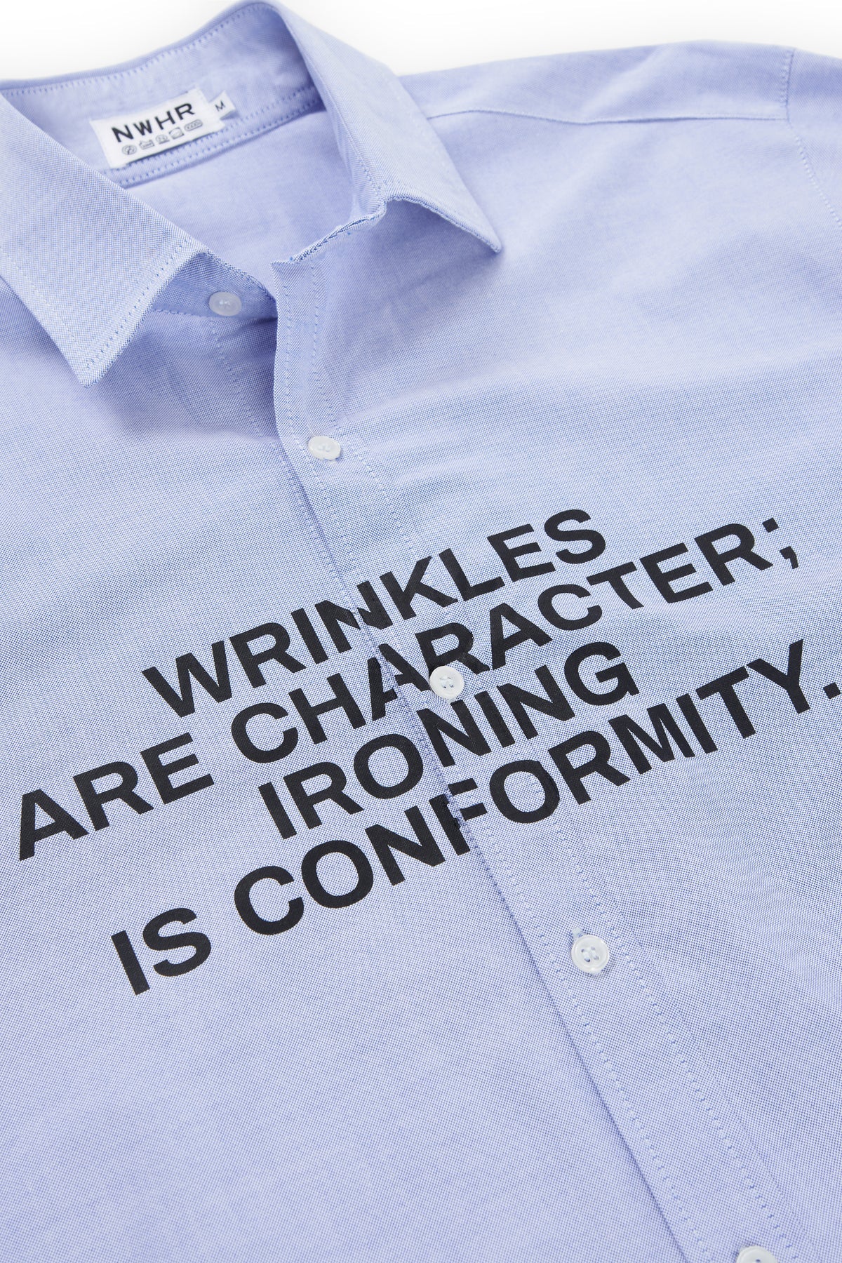Wrinkles Oversize Shirt Made Of Organic Cotton