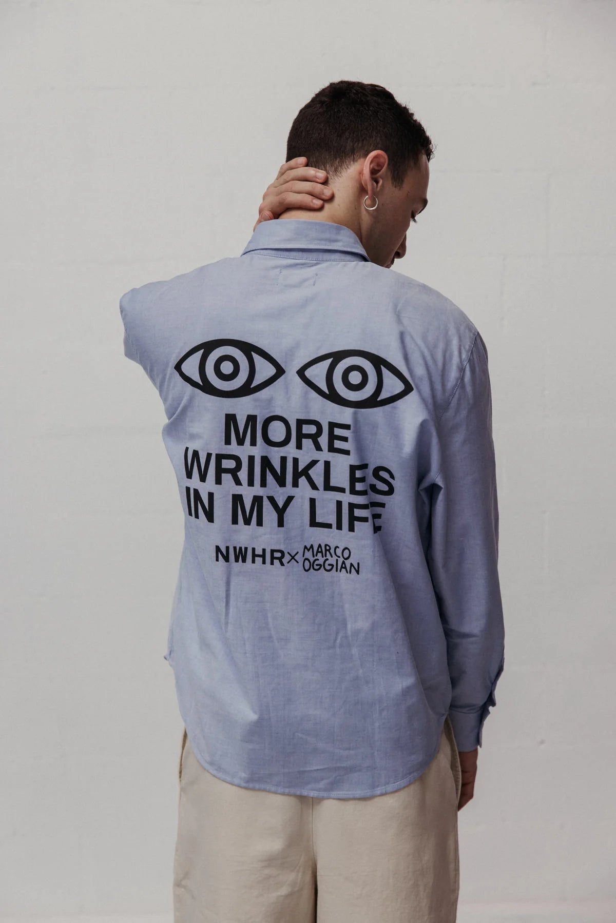Wrinkles Oversize Shirt Made Of Organic Cotton