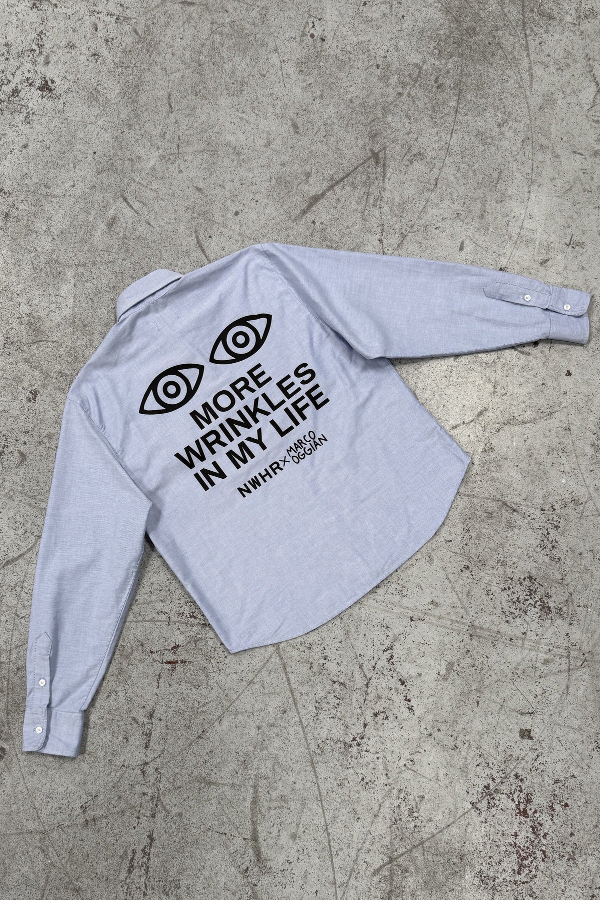 Wrinkles Oversize Shirt Made Of Organic Cotton