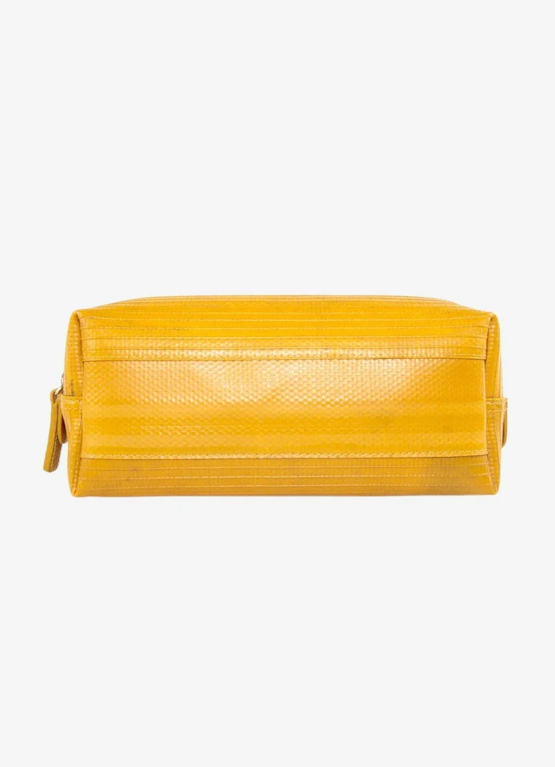 Washbag Medium - Yellow Made Of Firehose/Parachute silk