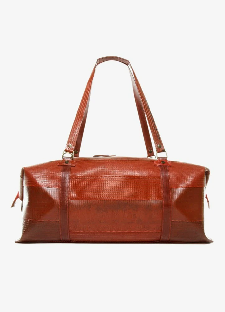 Weekend Bag Red Made Of Firehose/Parachute silk