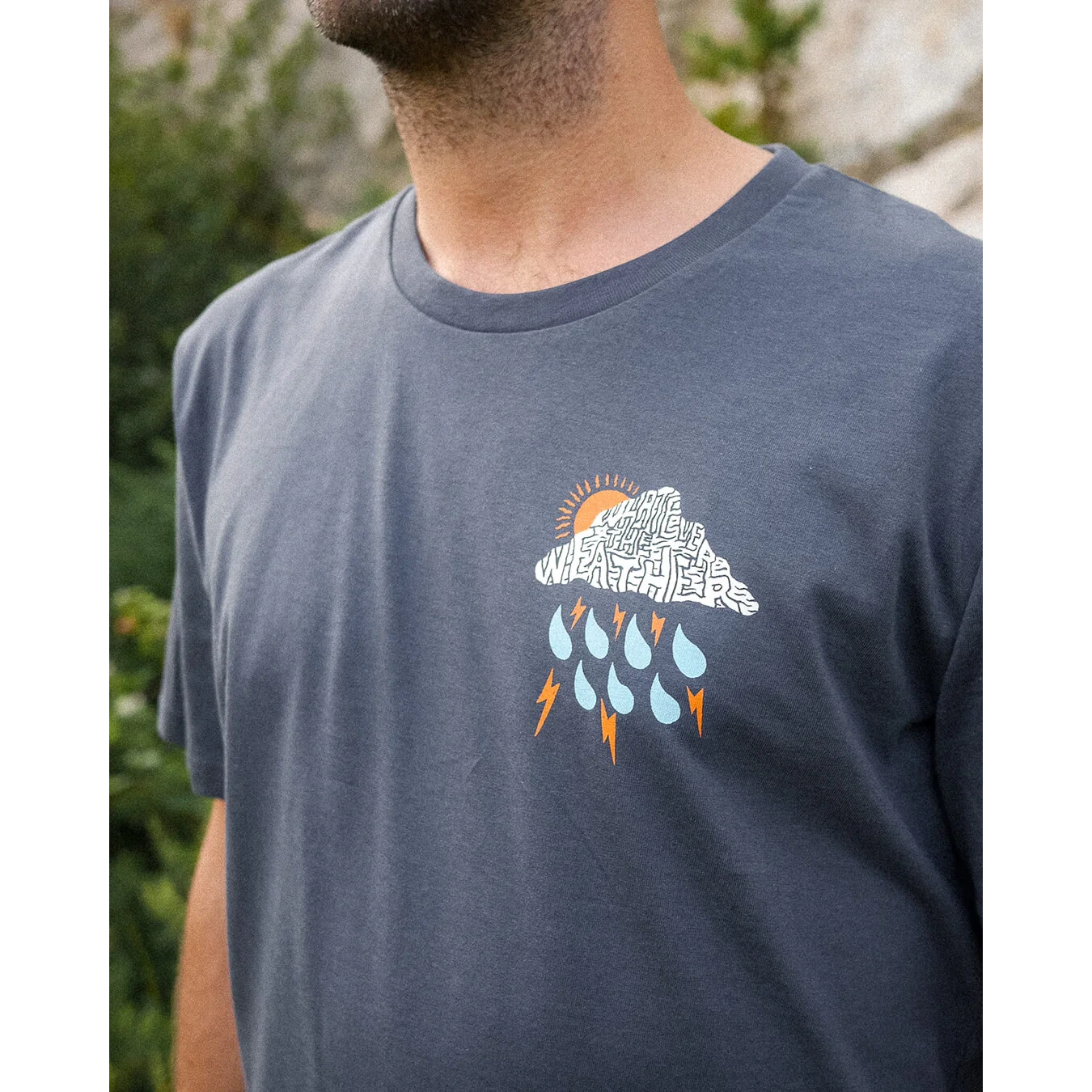 Whatever The Weather Tee Made Of Organic Cotton
