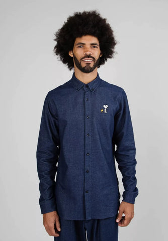 Brava Fabrics Snoopy & Woodstock Flannel Shirt