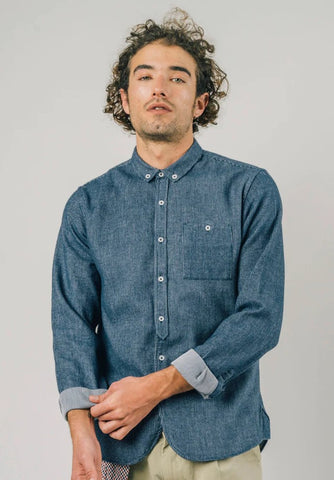 Brava Fabrics Two Tones Flannel Shirt