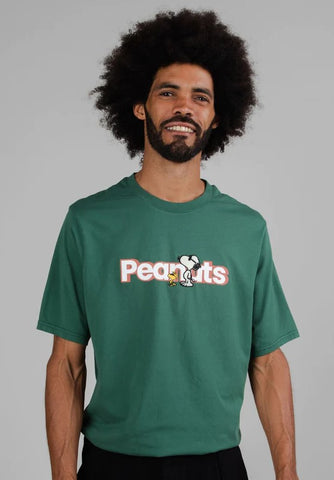 Brava Fabrics Snoopy & Woodstock Embroidered T-Shirt