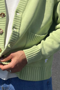 Lime Cardigan