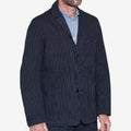 Chalk Stripe Engineer Jacket Made Of Cotton