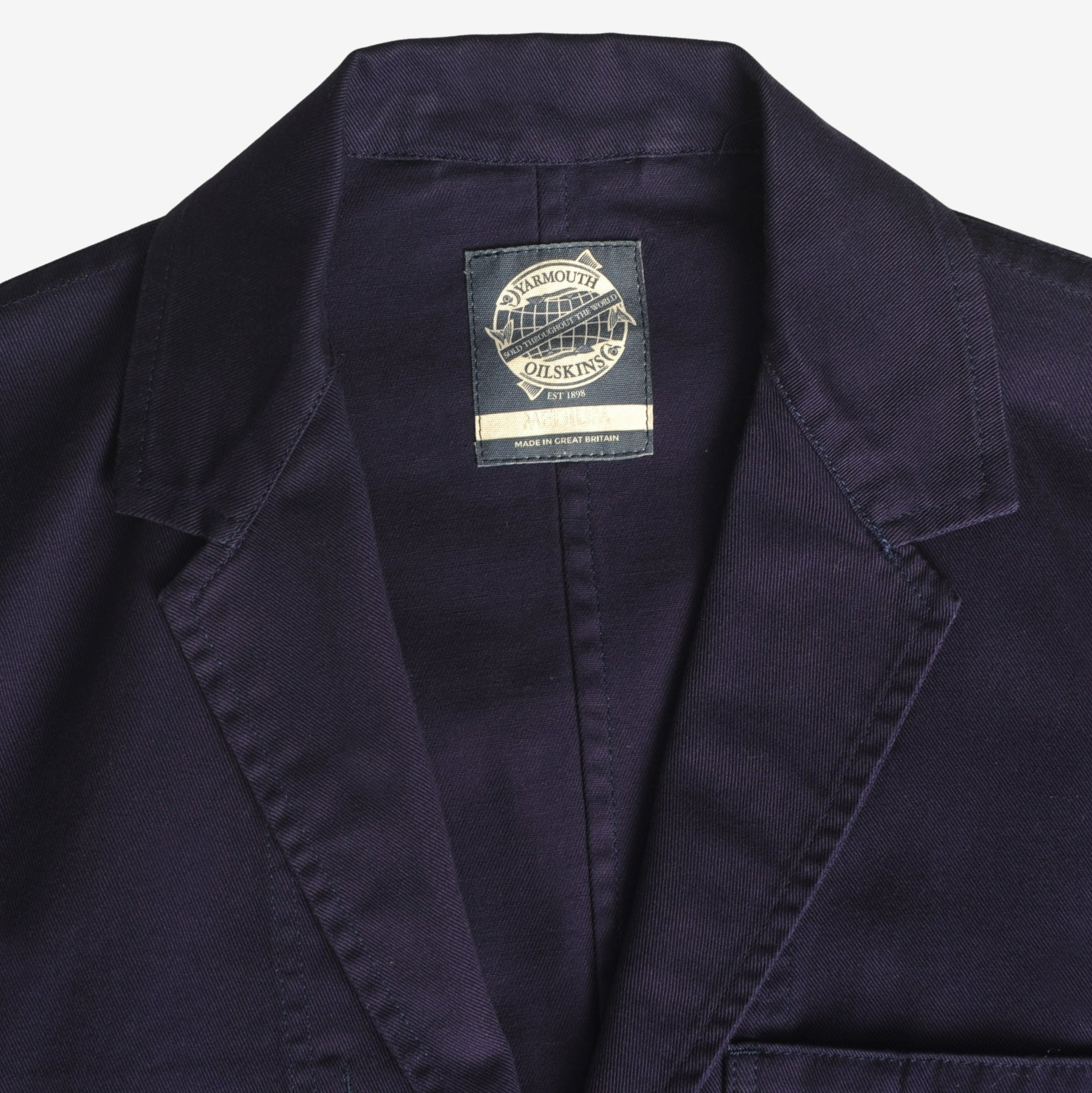 Engineer Jacket Men s Made in the UK Relaxed Fit Workwear Jacket Khaki Yarmouth Oilskins
