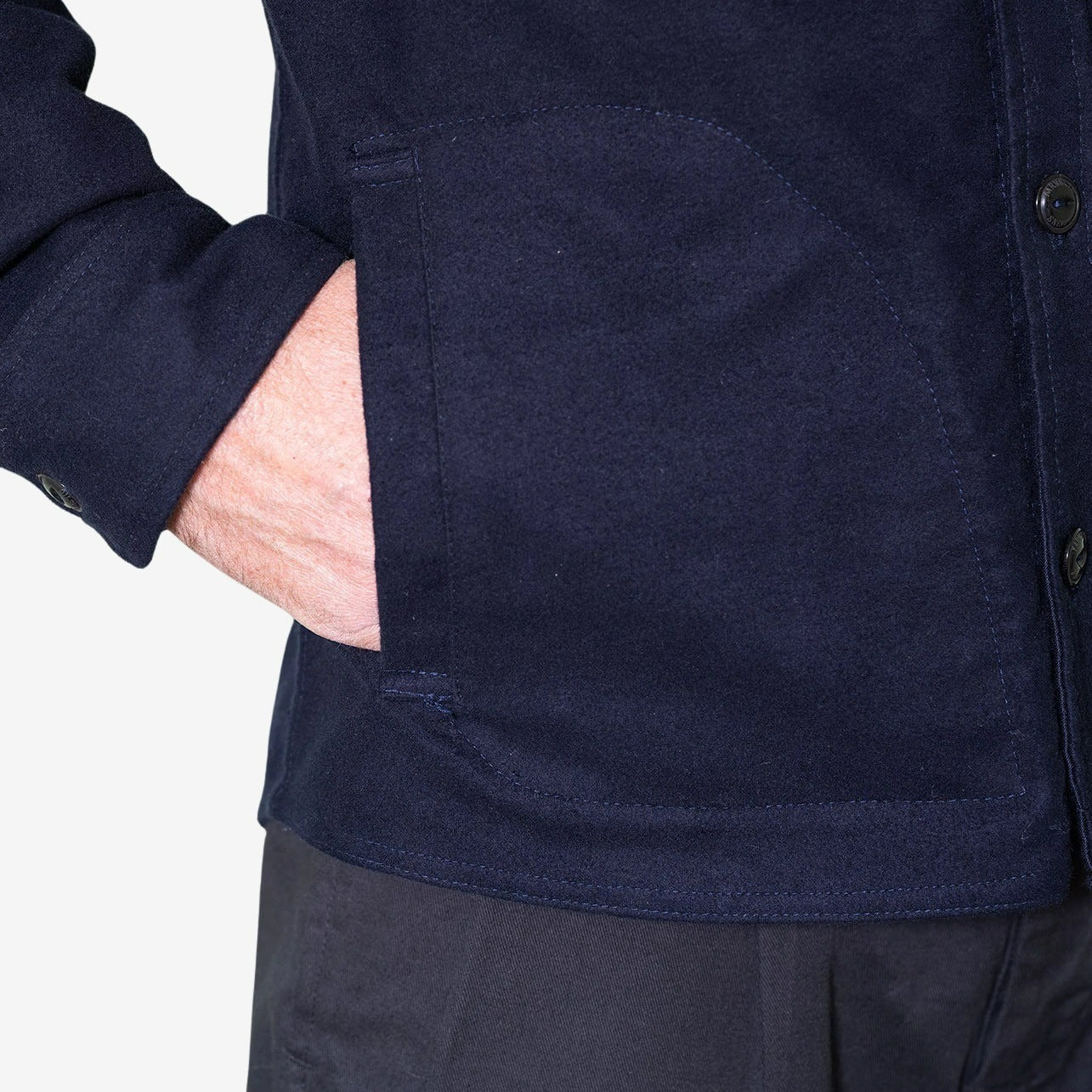 Maritime Overshirt Made Of Cotton