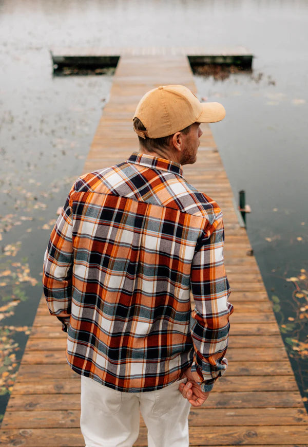 Light Flannel Checkered Shirt Made Of Organic Cotton