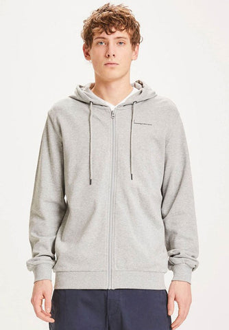 Knowledge Cotton Apparel Mid-Weight Hooded Zip