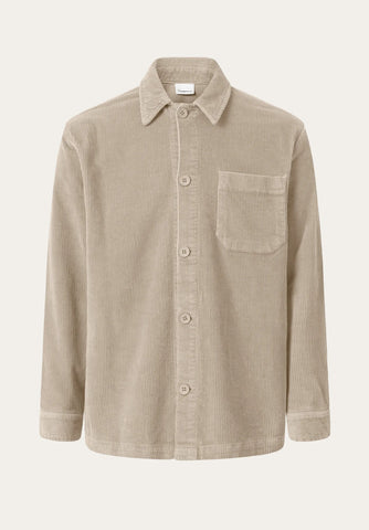 Knowledge Cotton Apparel Stretched 8-Wales Corduroy Overshirt