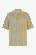 Regular Striped Knit Shirt Made Of Organic cotton