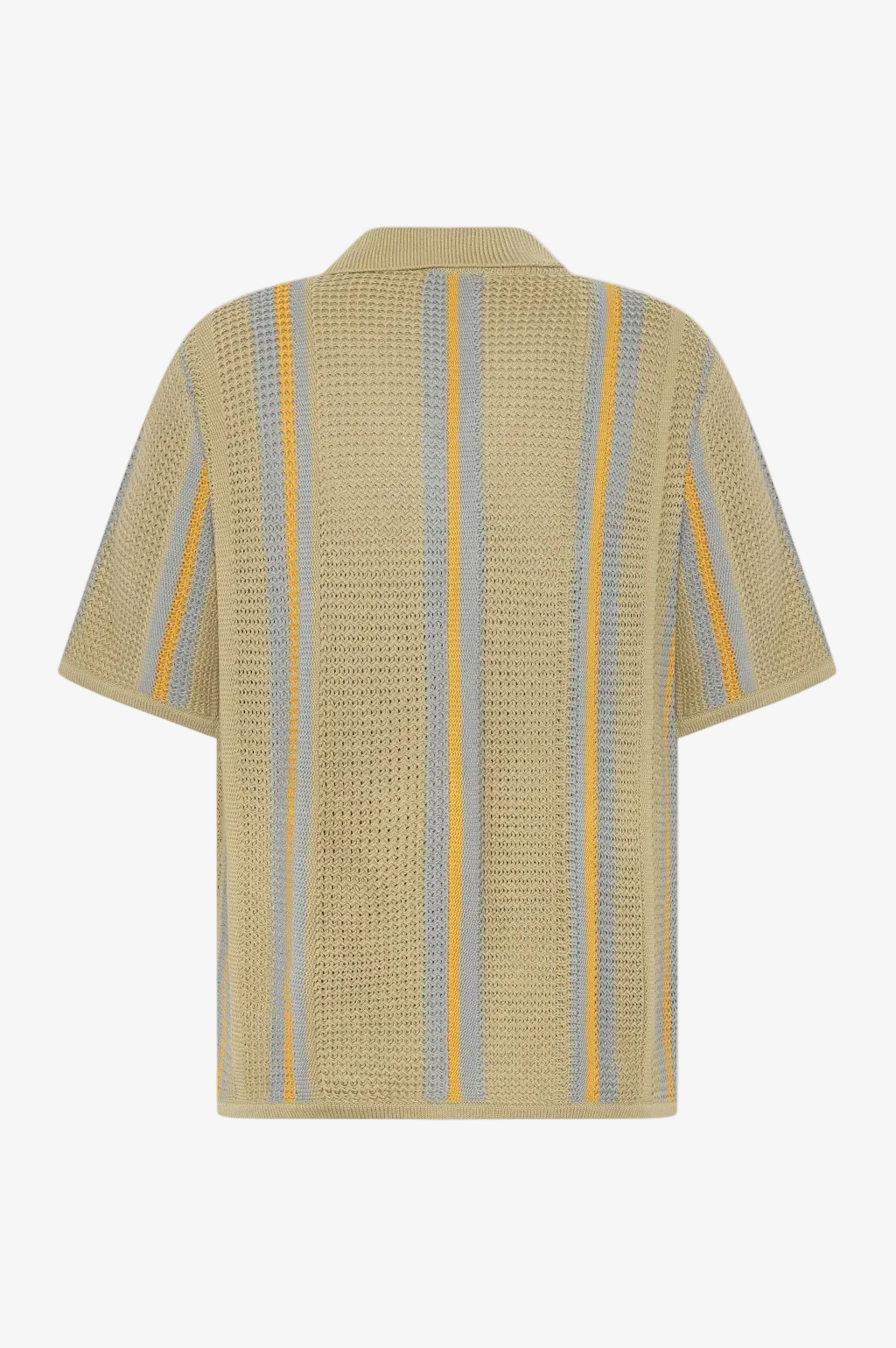 Regular Striped Knit Shirt Made Of Organic cotton