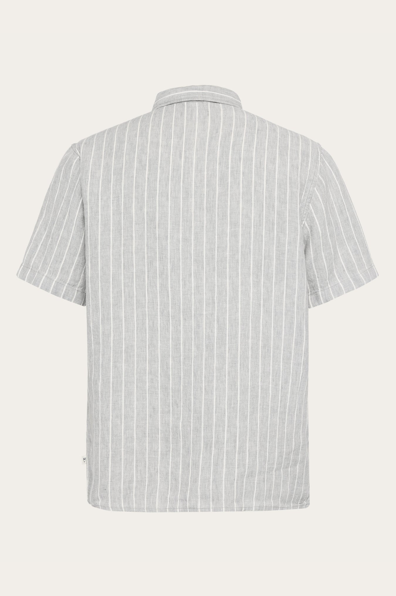 Relaxed Stripe Short Sleeve Shirt Made Of Organic Linen