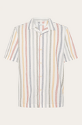 Relaxed Stripe Short Sleeve Shirt Made Of Organic Cotton