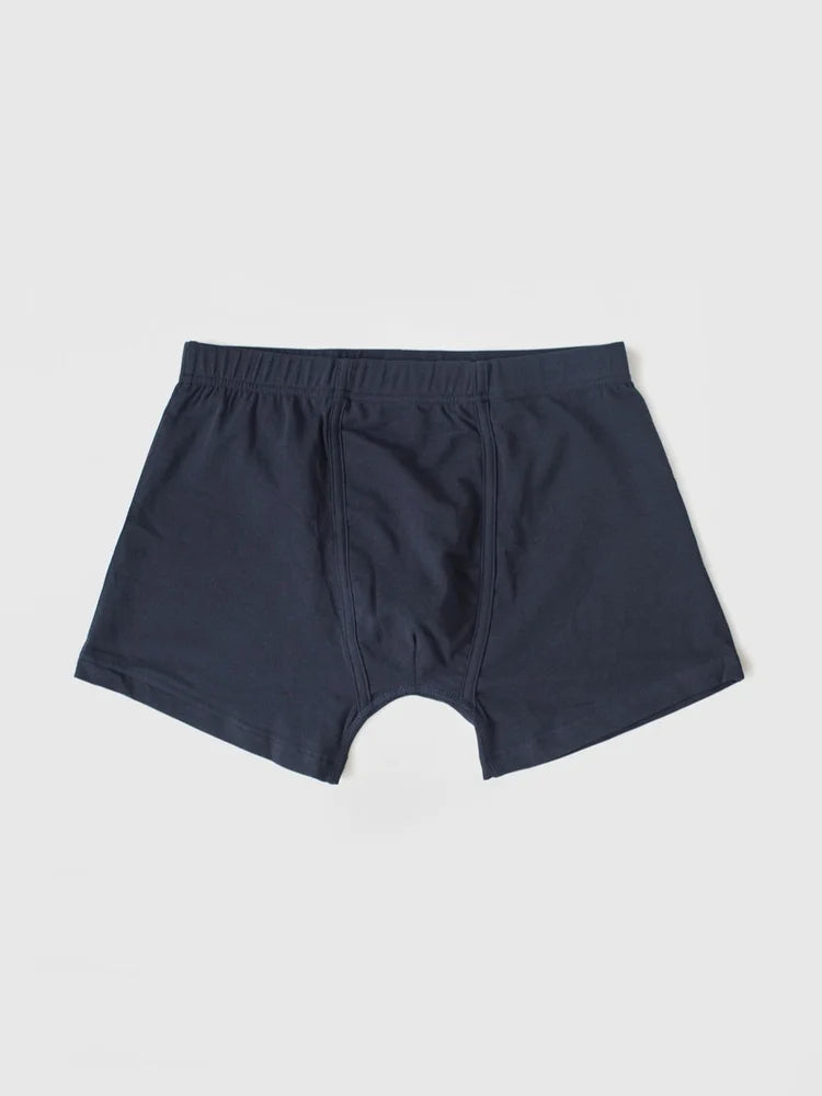 Cotton Trunk Short Charcoal Made Of Fairtrade Organic Cotton Mix