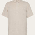 Load image into Gallery viewer, Knowledge Cotton Apparel Regular Short Sleeved Organic Linen Shirt
