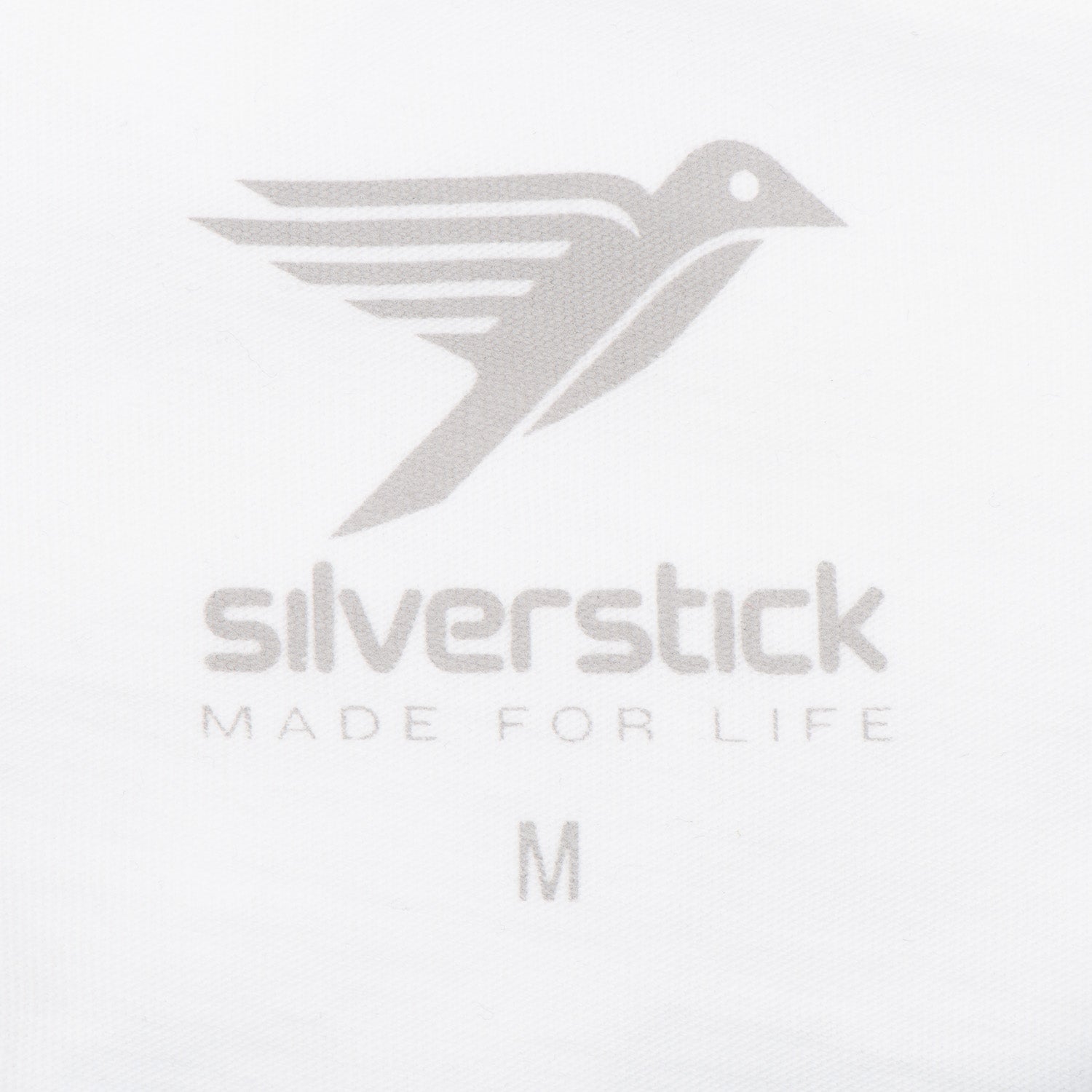 Silverstick Mens Organic Cotton T Shirt Adventure White