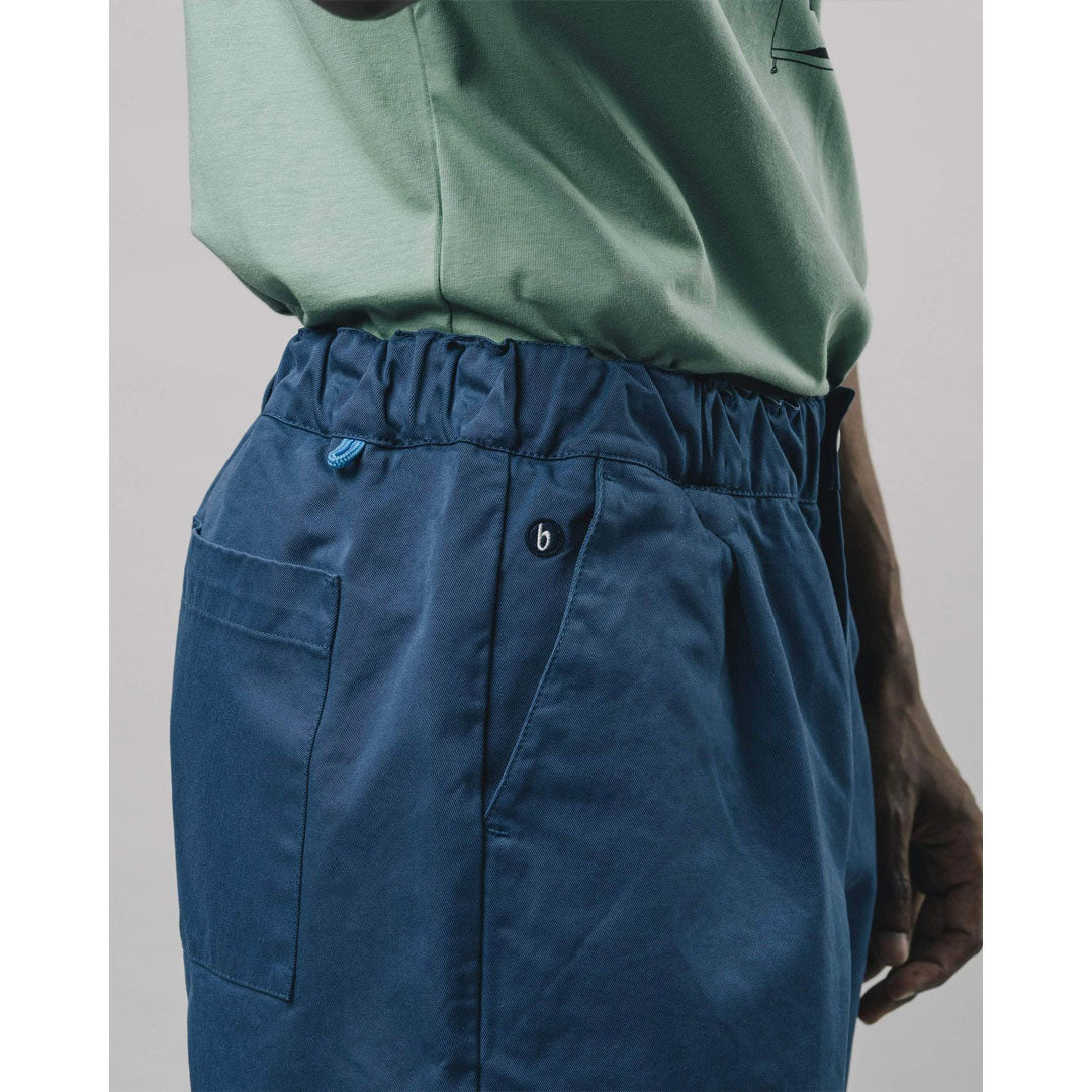 Load image into Gallery viewer, Brava Fabrics Navy Oversized Shorts
