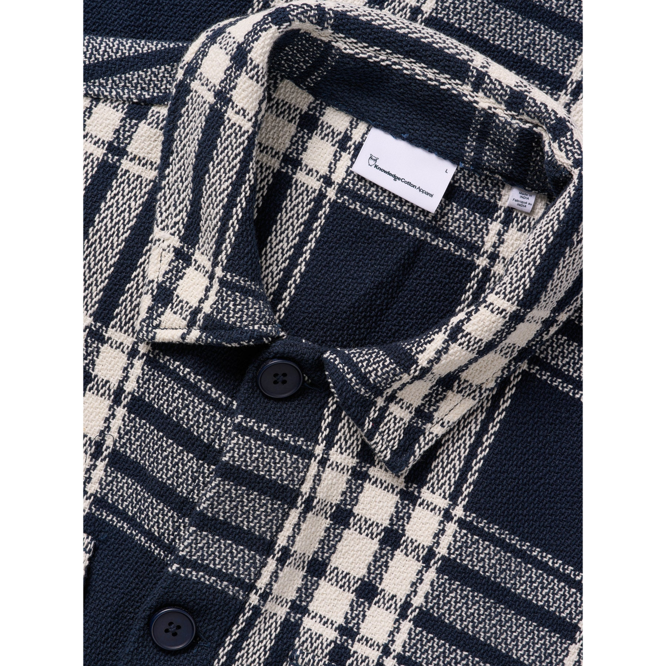 Load image into Gallery viewer, Knowledge Cotton Apparel Big Checkered Overshirt

