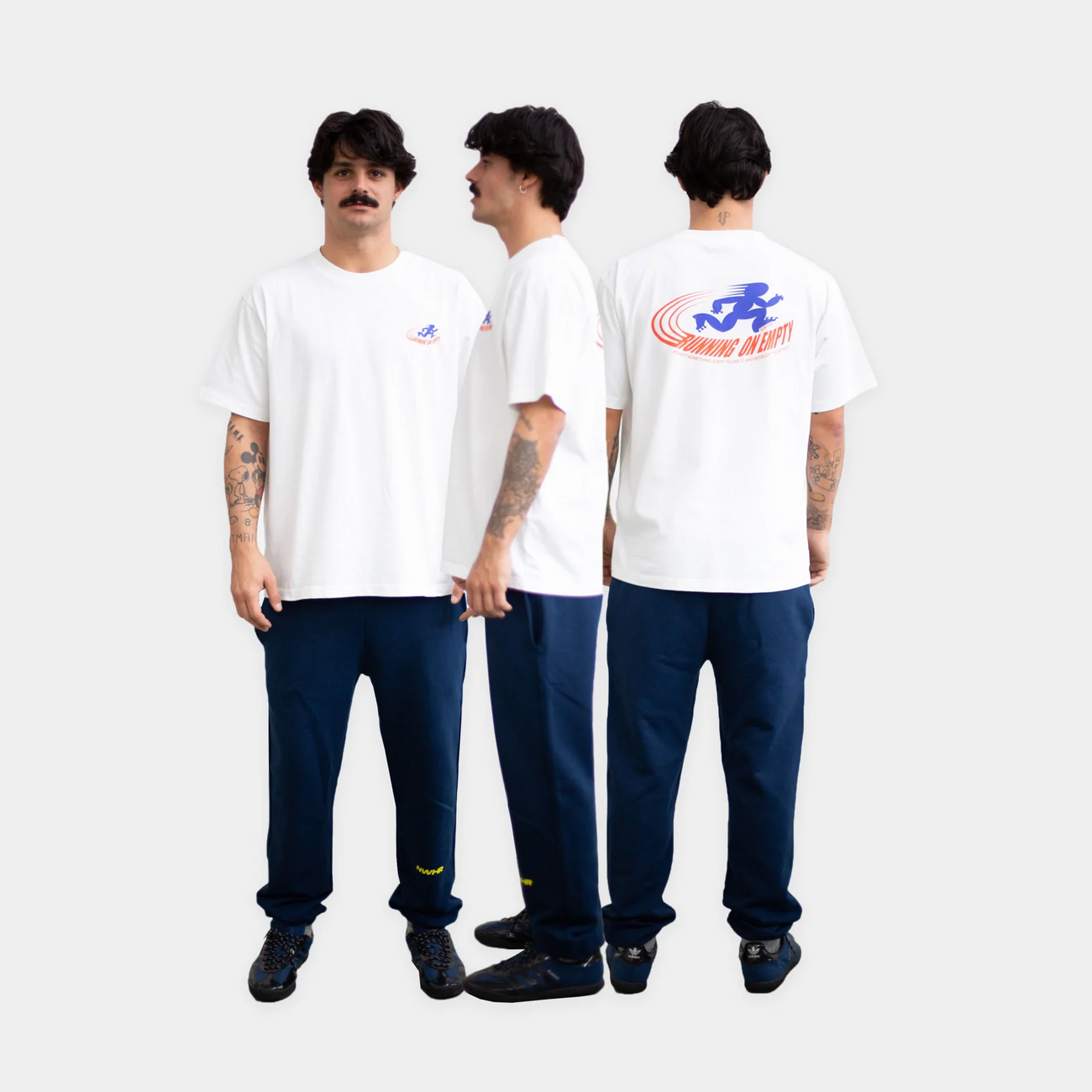 Load image into Gallery viewer, Running White T-Shirt
