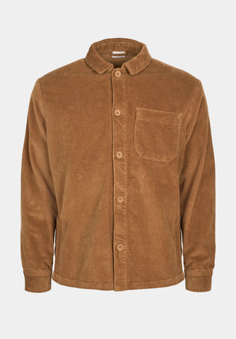 Knowledge Cotton Apparel Stretched 8-Wales Corduroy Overshirt