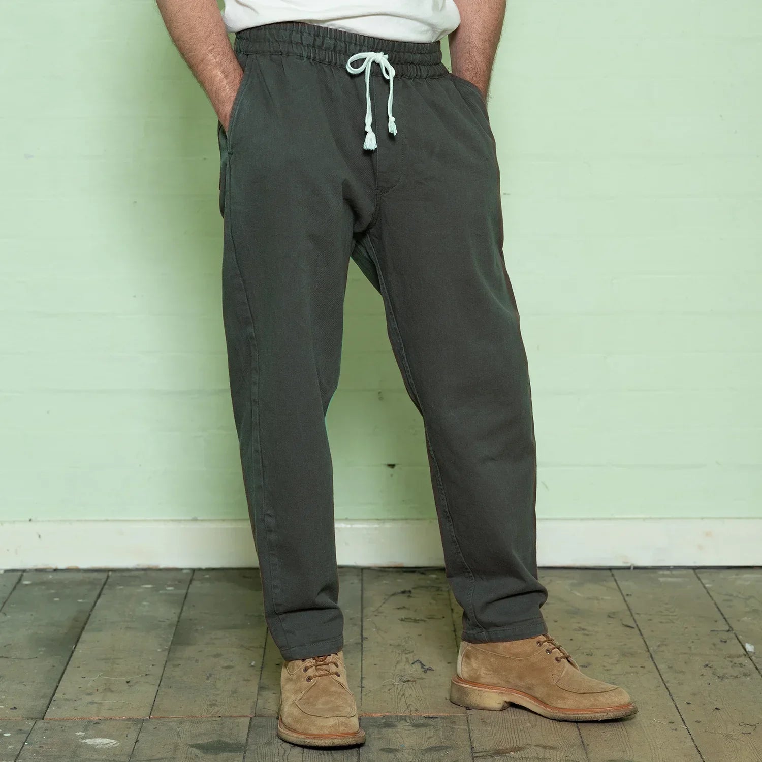 Mens Cotton Linen Pants Summer Solid Color Breathable Linen Trousers Male  Casual Elastic Waist Fitness Pants  Fruugo UK