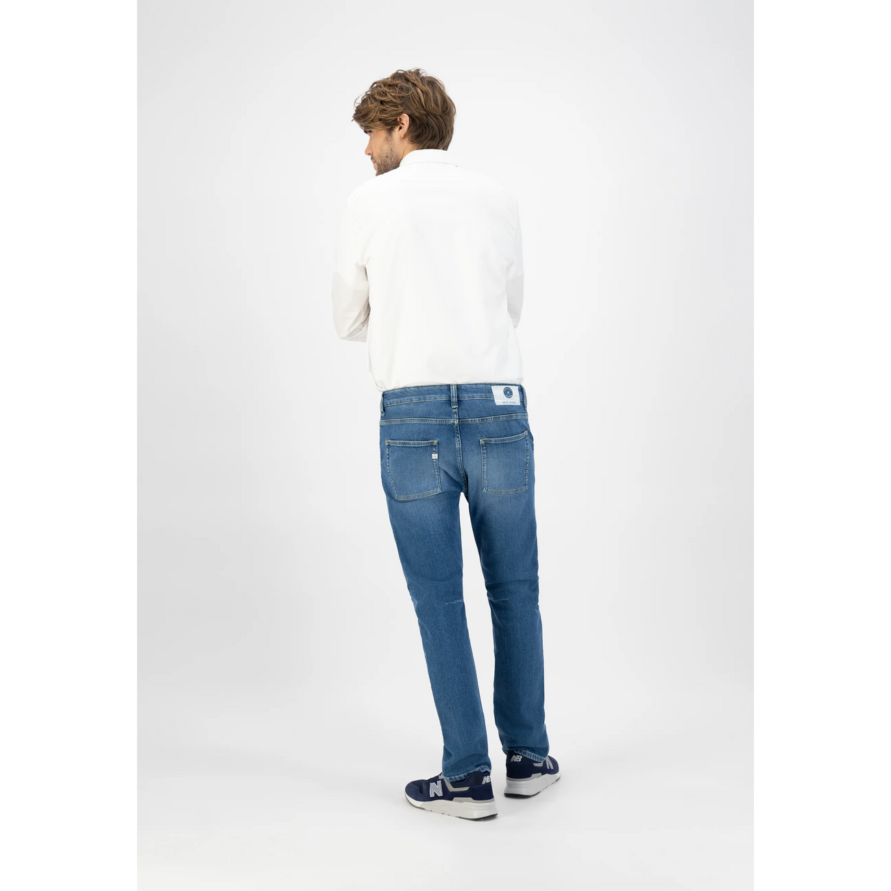 Load image into Gallery viewer, Mud Jeans Block Chino Slim Fit Tapered Stretch Jeans
