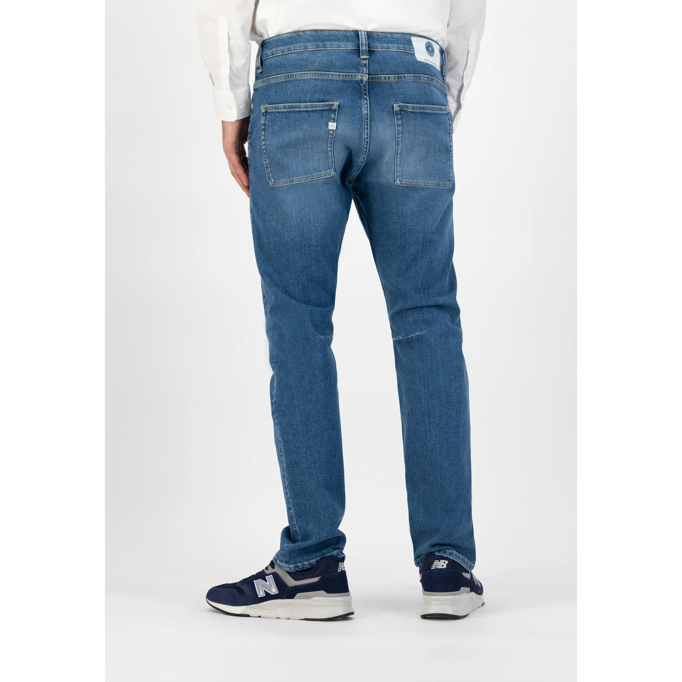 Mud Jeans Block Chino Slim Fit Tapered Stretch Jeans
