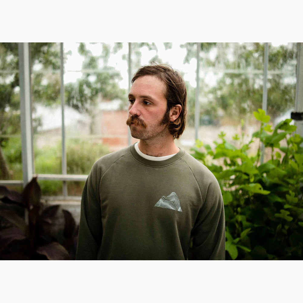 Peaks Sweatshirt Made Of Organic Cotton Mix